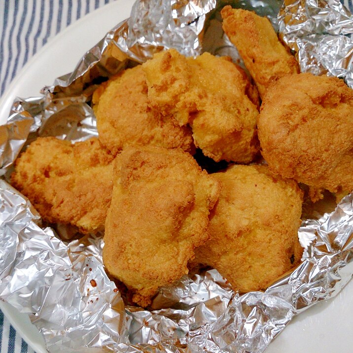 パックの水だけ捨て作った冷凍豆腐で豆腐ナゲット